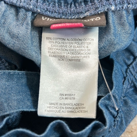 Vince Camuto size 8 girls blue romper 1piece 1 shoulder jumpsuit New w/out tag - Picture 10 of 10